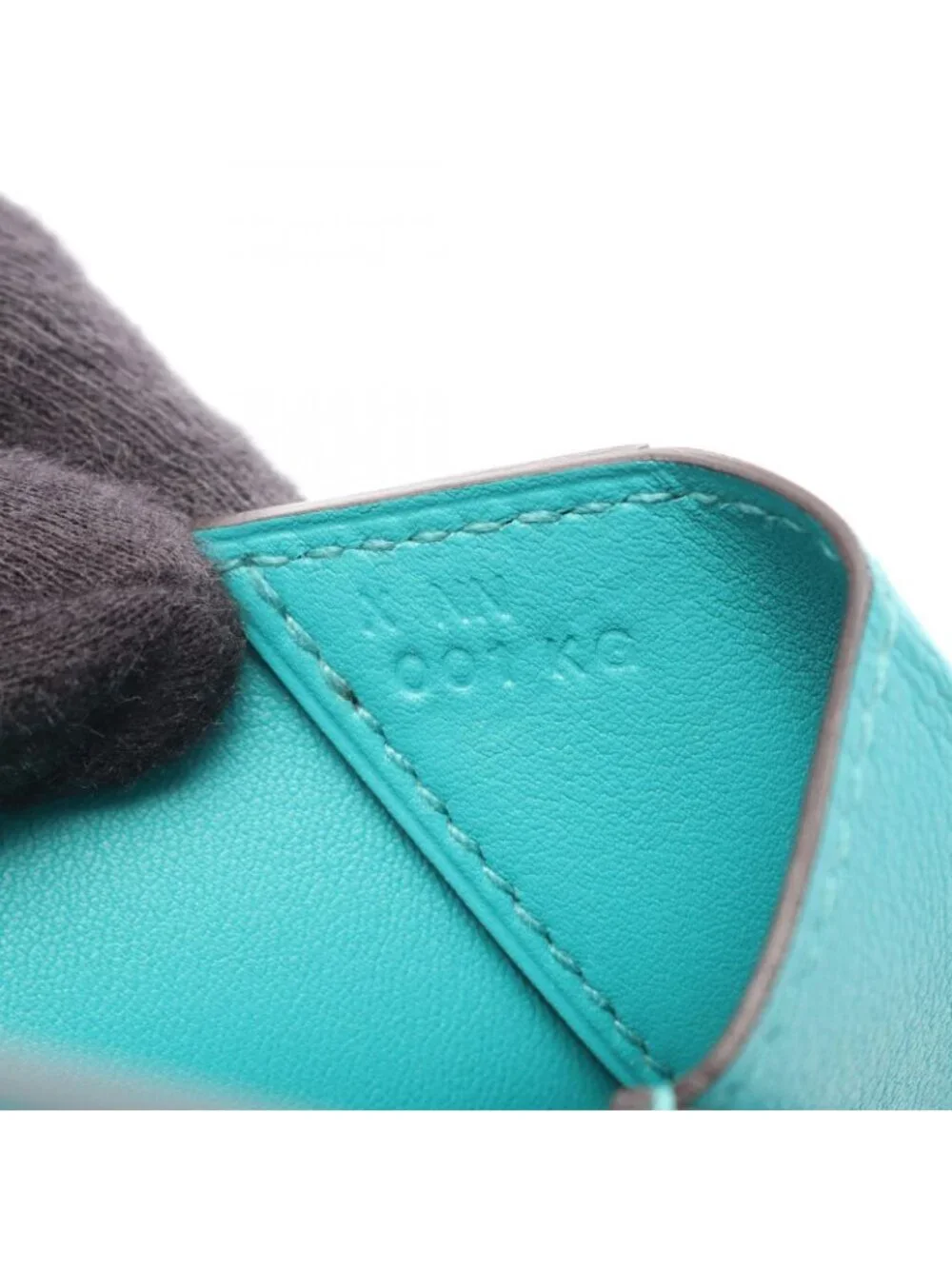 Hermes Pouch Tutti Frutti Blue Paon Lime Leather